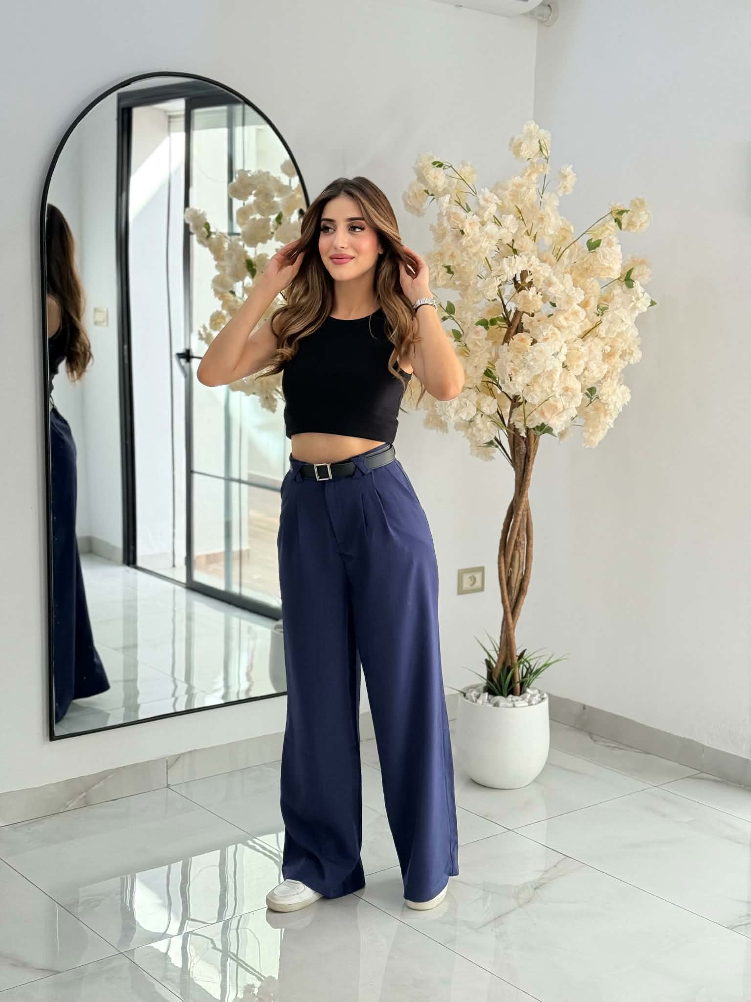 💎Pantalon Large Chic  avec ceinture 💎