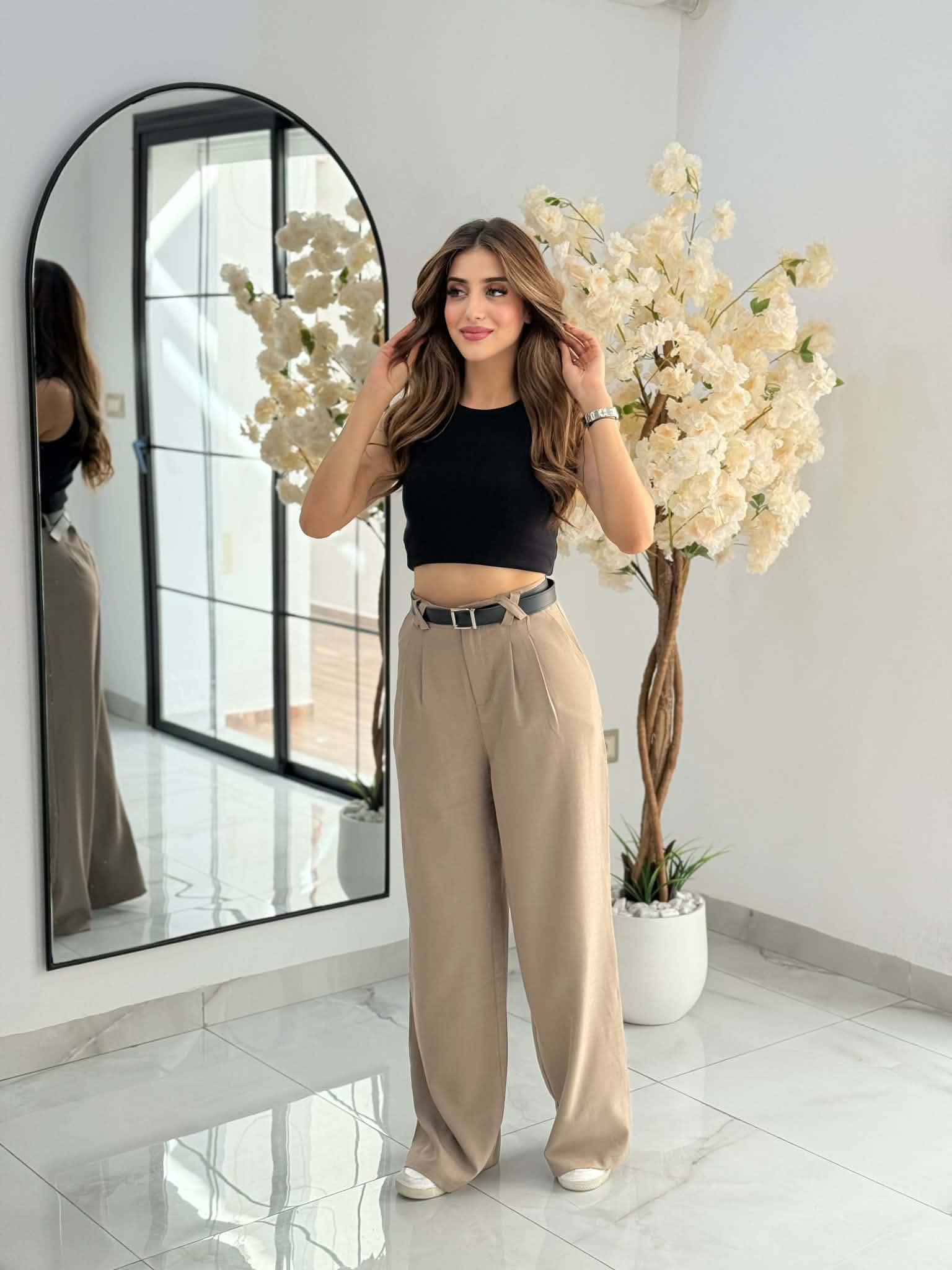 💎Pantalon Large Chic  avec ceinture 💎