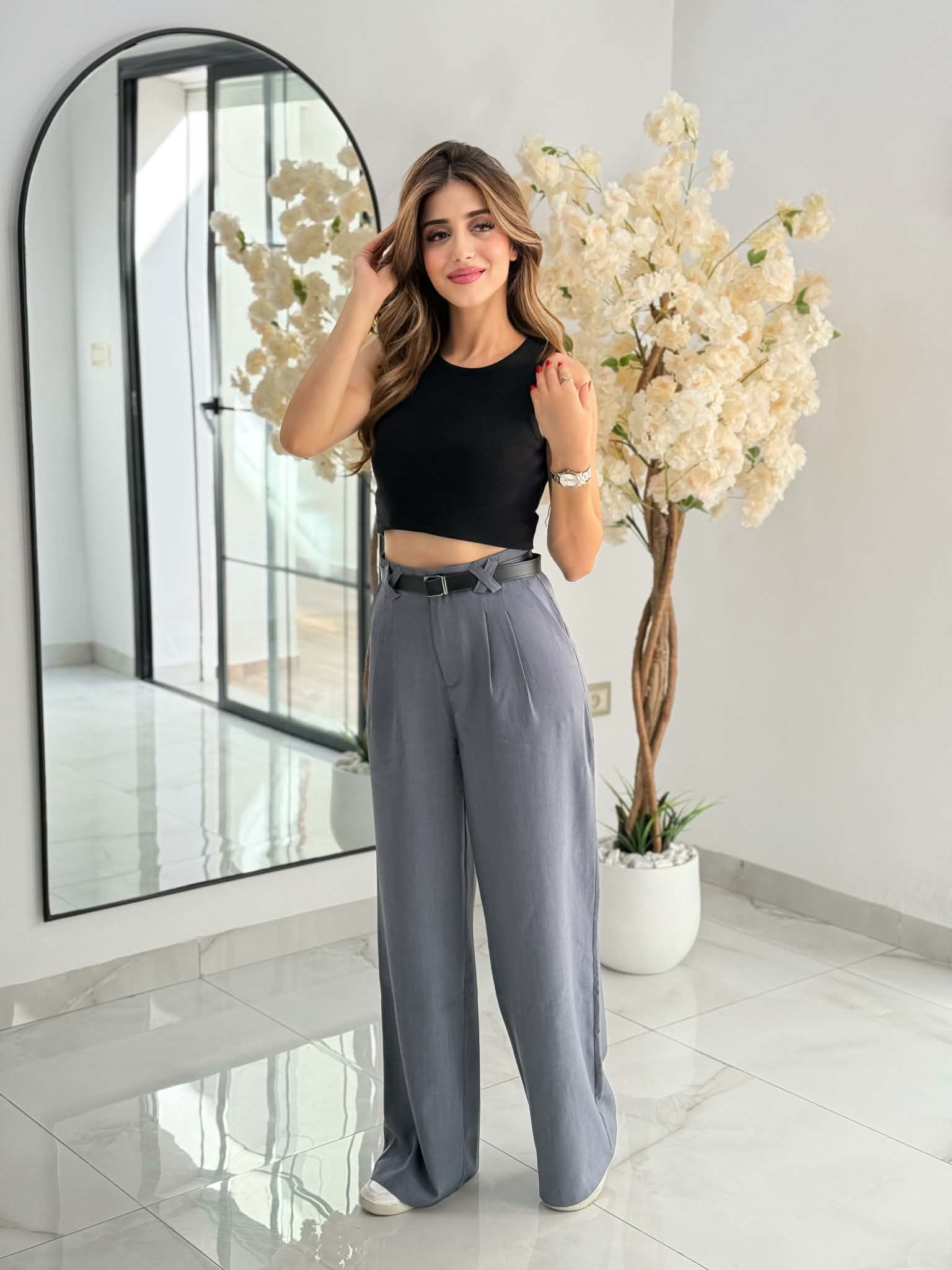 💎Pantalon Large Chic  avec ceinture 💎